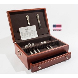 American Chest Company Bounty; One-Drawer Solid Cherry Flatware Chest (Heritage Cherry on Solid Cherry) - 1 of 2