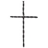 Dicksons MWC-412 Twisted Cross Black 15.5 x 10.75 Metal Decorative Wall Home D�cor - 2 of 2