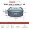 Bestway Coleman Hawaii AirJet Inflatable Hot Tub with EnergySense Cover, Grey + Bestway Spa Seat + 2 Bestway Headrest Pillows - image 2 of 4