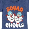 Girls' - Dr. Seuss - Squad Ghouls Thing 1 and Thing 2 Fitted Short Sleeve Graphic T-Shirt - 2 of 4