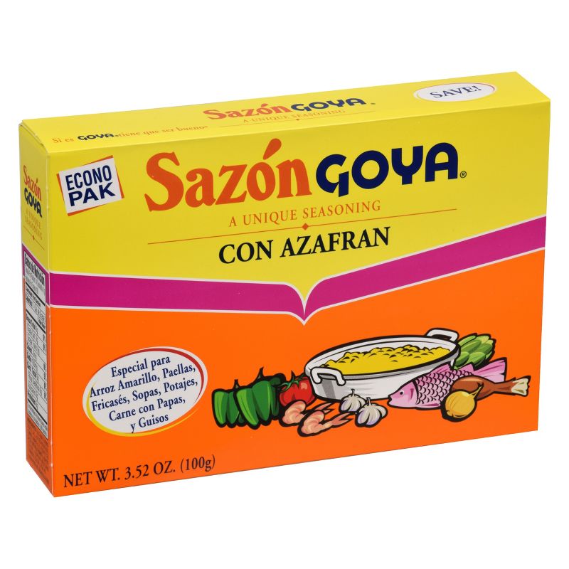 Sazon Goya Unique Seasoning with Azafran - 3.52oz, 2 of 5