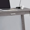 INFURNIC Desks Modern Computer Desk with Storage Drawer and Spacious Work Surface for Small Office, Grey, 42"*18"*29.25" - 4 of 4
