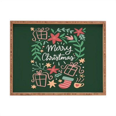 Bigdreamplanners Merry Christmas I Rectangular Tray -Deny Designs