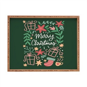 Bigdreamplanners Merry Christmas I Rectangular Tray -Deny Designs - 1 of 2