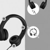 LiLGadgets LilGadgets Connect+ Kids Headphones Wired with Microphone, Volume Limiting for Safe Listening, Black - 3 of 4