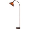 Cal Lighting BO-3122FL-RU 60W Downbridge Adjustable Metal Floor Lamp with Mica Shade - 3 of 4