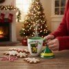 ICUP, Inc. Elf "Raised BY Elves" 16 Ounce Ceramic Mug With Lid - 3 of 4