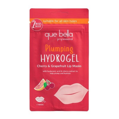 Que Bella Plumping Hydrogel Lip Mask - 2pc