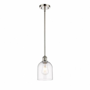 Bella - 1 Light Stem Hung Mini Pendant In Industrial Style-9.5 Inches Tall and 5.5 Inches Wide - 1 of 1