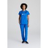Barco One Women's Flux 2-Pocket Banded Zip Collar Scrub Top - 2 of 4