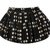 Women's Chiffon Pleated Midi Skirt - A-Line Skirt with Elastic Waist for Elegant Style Black Dot Black Dot - 3 of 4