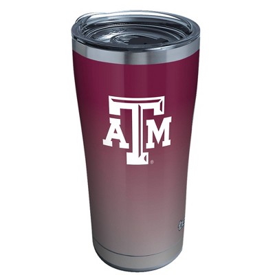 NCAA Texas A&M Aggies 20oz Ombre Stainless Steel Tumbler with Lid