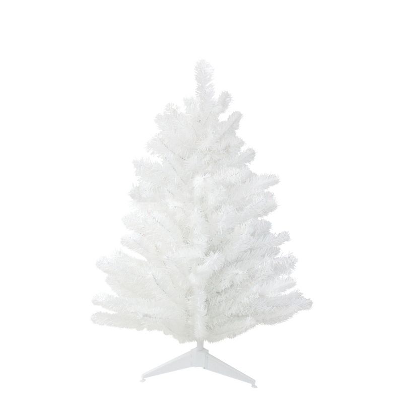Northlight 3' Unlit Artificial Christmas Tree Snow White, 1 of 8