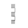 TIRAMISUBEST White Corner Storage Cabinet - Space-Saving Sideboard with Shelves for Living Room or Bedroom - 4 of 4