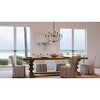 Urban Ambiance Luxury Modern Farmhouse Chandelier 27''H x 28''W,  Midnight Black Finish,  Armidale Collection, UHP3975 - 2 of 4