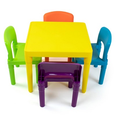 tot tutors plastic table and chair set