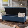 Fabric Storage Ottoman Bench,Storage Bedroom Bench With Solid Birch Legs,Storage Ottoman For Living Room, Upholstered Lounge Bench-Cuddlewood - image 4 of 4