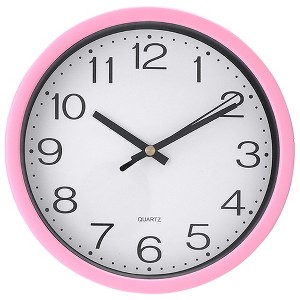 REGALWOVEN Modern Plastic Silent Non Ticking Wall Clock 8 x 8 x 1.6 Inches - 1 of 4