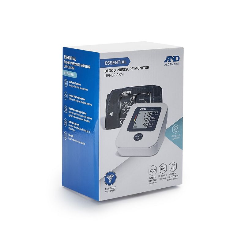 A&D Medical Essential Blood Pressure Monitor, 1 Count, 2 of 5