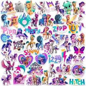 My Little Pony: Make Your Mark 50ct Vinyl Large Deluxe Stickers Variety Pack - 1 of 4