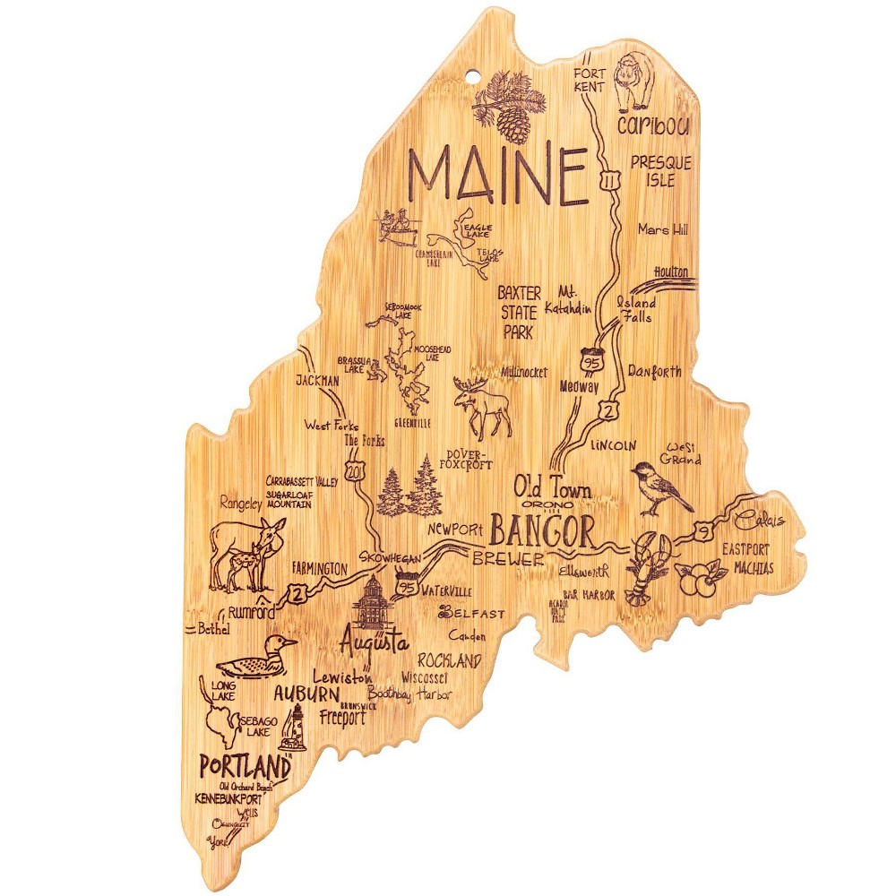 Photos - Chopping Board / Coaster Totally Bamboo Destination Maine Serving and Cutting Board