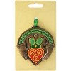 Slickblue Embroidered Claddagh Ring Ornament, Satin Ribbon, Hanging Decor, Celtic Style, 3.1" Size - 2 of 3