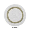 Hotel Bath Rug 100% Premium Cotton Tufted Weave Two Tone Reversible Bathroom Rug, Super Soft Absorbent, Machine Washable Bath Mat - 3 of 4