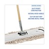 Boardwalk Cotton Dry Mopping Kit, 24 x 5 Natural Cotton Head, 60" Natural Wood Handle - image 3 of 4