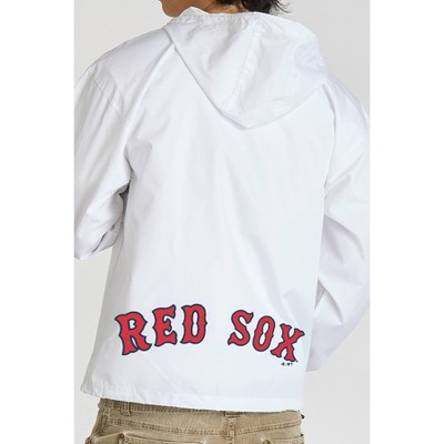 Мужские куртки MLB Boston Red Sox Men's Champion White Packable Jacket - M — фото 3