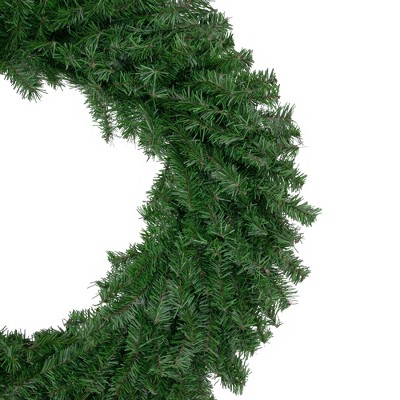 36" Green Pine Artificial Christmas Wreath with Metal Frame