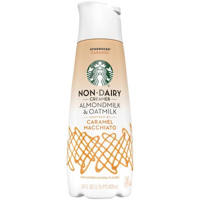 Starbucks Almond Milk and Oat Milk Caramel Macchiato Coffee Creamer - 28 fl oz