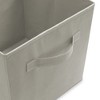 Casafield Set of 12 Collapsible Fabric Storage Cube Bins, Foldable Cloth Baskets for Shelves and Cubby Organizers - 3 of 4