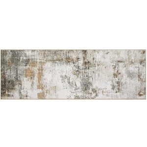 COZONY Washable Area Rugs Low Pile Ultra Soft Bedroom Mat Modern Abstract Floor Cover Carpet for Dining Room Playroom Home Office Nursery - 1 of 4