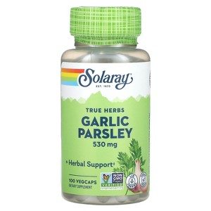 Solaray True Herbs, Garlic Parsley, 530 mg, 100 VegCaps - 1 of 2