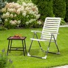 Costway Patio PP Folding Chair Adjustable Reclining 7-Level All-Weather Portable Outdoor - 2 of 4