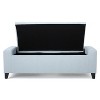 CAVINAS 50" Tufted Storage Ottoman Bench,Multi-Functional Foot Rest with Hidden Compartment,Storage Bench for Bedroom,Living Room,Entryway - 2 of 4