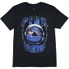 Seven Times Six Pink Floyd Men's The Dark Side Of The Moon Astronaut Helmet Pyramid T-Shirt Black - 2 of 3