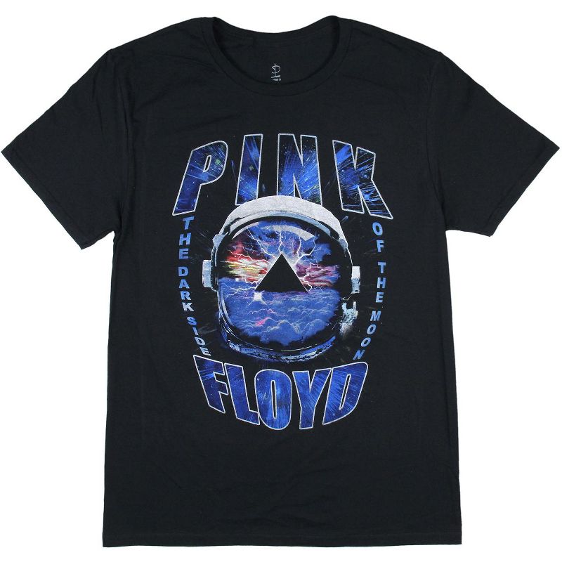 Pink Floyd Men's The Dark Side Of The Moon Astronaut Helmet Pyramid T-Shirt, 2 of 4