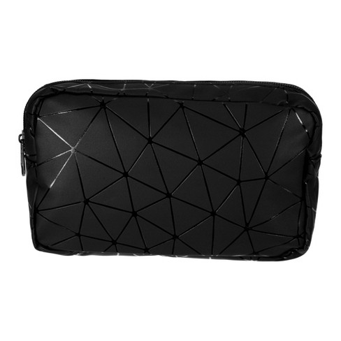 Unique Bargains Durable Portable Travel Cosmetic Bag Black 1 Pc Target