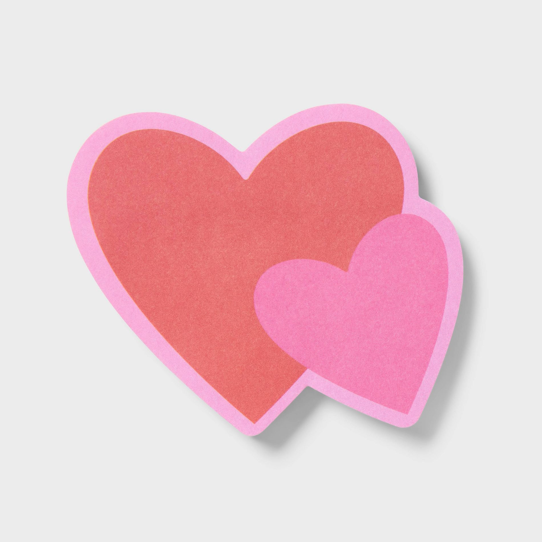 Valentine's Day Heart Sticky Notes Red/Pink - Spritz™