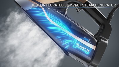 Rowenta Black and Bronze Stainless Steel Soleplate Steam Iron