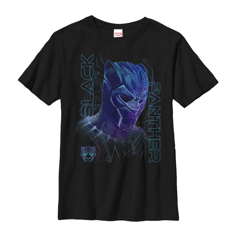 Boy's Marvel Black Panther 2018 3D Pattern T-Shirt, 1 of 5