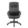 Caressoft Executive High Back Chair Black - Boss Office Products - image 4 of 4