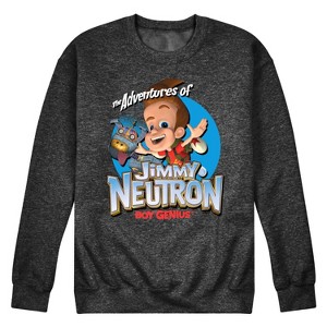 Men's - Jimmy Neutron - Boy Genius Graphic Fleece Sweatshirt - 1 of 4