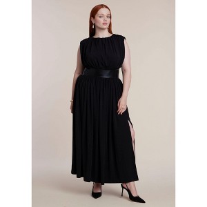faux leather dress target ELOQUII Detail Knit Maxi : SPRINGW25-2