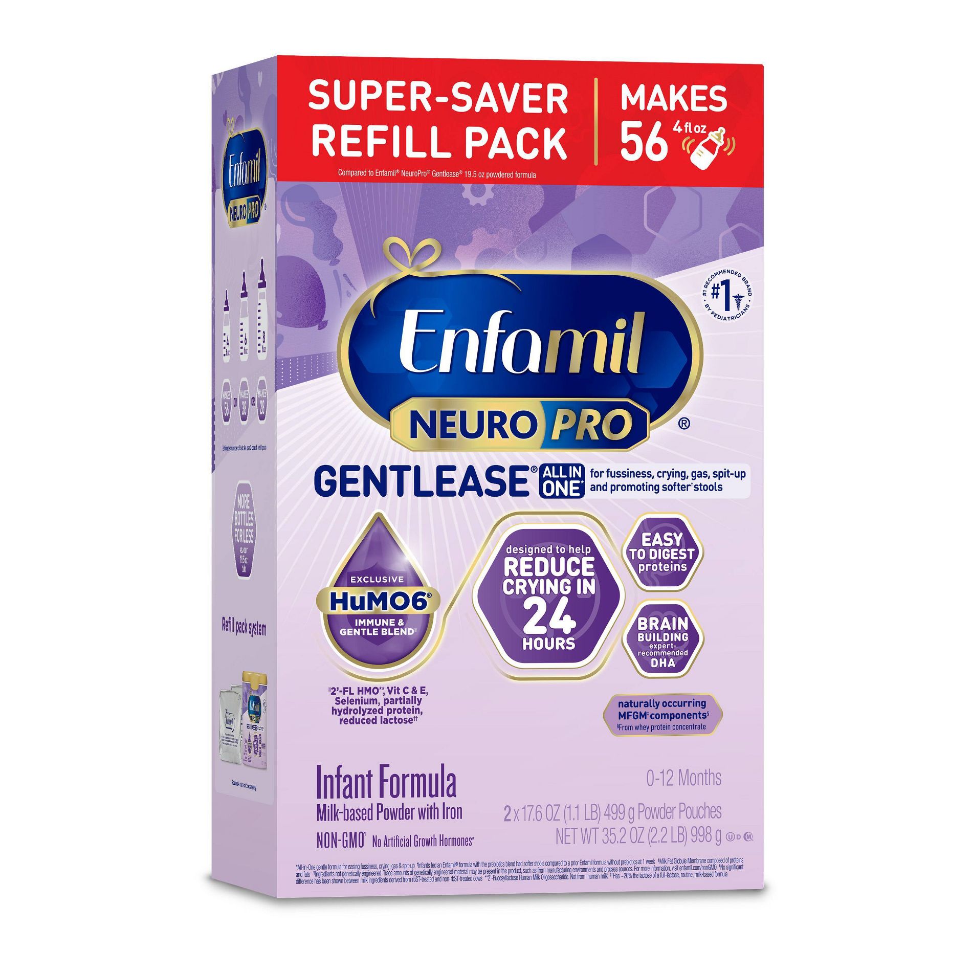 Enfamil NeuroPro Gentlease Powder Infant Formula - 35.2oz