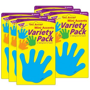 TREND Handprints Mini Accents Variety Pack, 36 Per Pack, 6 Packs - 1 of 3