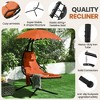 Yaheetech Outdoor Hanging Chaise Lounger with Stand - image 4 of 4