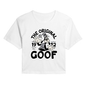 Women's - Disney - The Original Goof Cropped Graphic T-Shirt - 1 of 4
