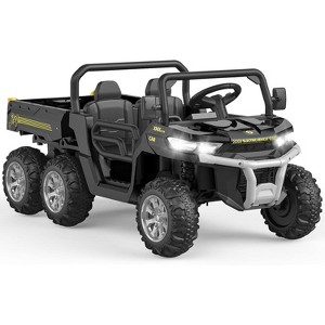 24V Electric Child Ride-On Dumper, 2-Seater 6-Wheel RC Vehicle, ASTM Approved Child Ride-On Toy Vehicle w/ Parental Controls & Music - 1 of 4